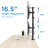 Height Adjustable 2 Screen Monitor Stand