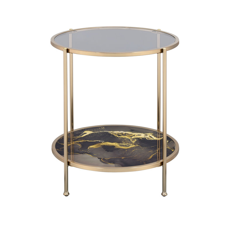 Meuble-lavabo en marbre noir avec fabrication en métal et tablette pratique