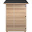 Sauna d'extérieur en cèdre rouge et en pruche pour 3-4 personnes avec infrarouge lointain, radiateur TOULE 6Kw et contrôleur à pavé tactile
