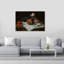 La Brioche, 1870 Impression d'art mural abstraite impressionniste contemporaine représentant une rose et des fruits-634239212