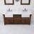 Keighley 72" Carrara White Marble Countertop Bath Vanity in Rustic Sienna with Mirror-1014758891