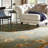 Blue Wool Florence Area Rug by , Stylish and Cozy Rug for Adding a Touch of Elegance and Comfort to Your Living Room, Bedroom, Office, or Home Décor