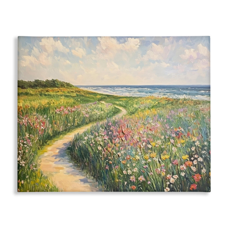 Impressionniste, impression par Coastal Meadow, par Petal Prints Design, H 16 po x l 20 po