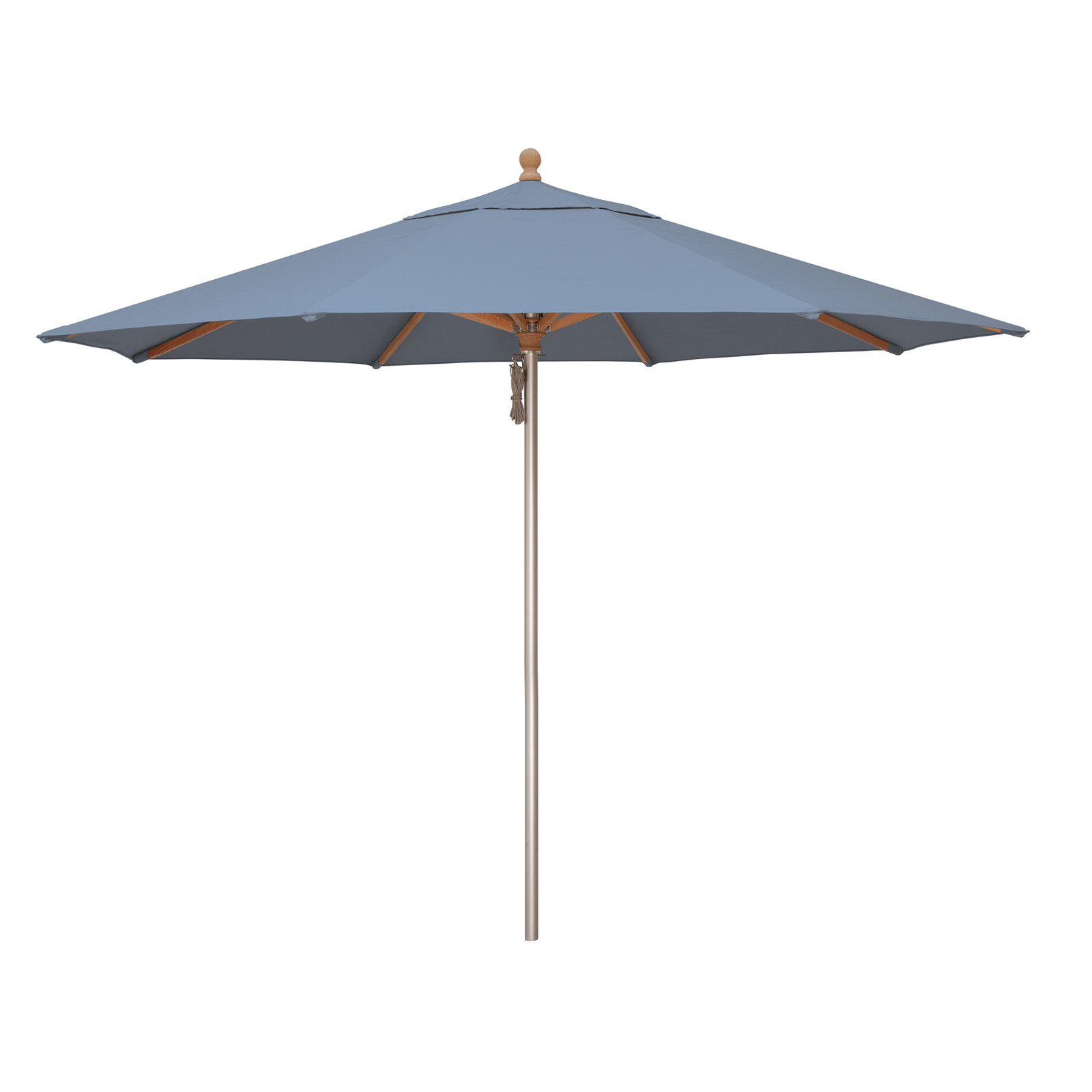 Darlington 132'' Outdoor Umbrella, Cast Ocean Sunbrella® Plainweave