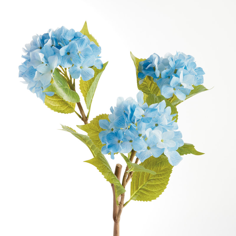 BRANCHES 31 po HYDRANGEA, ENSEMBLE DE 2, Bleu clair