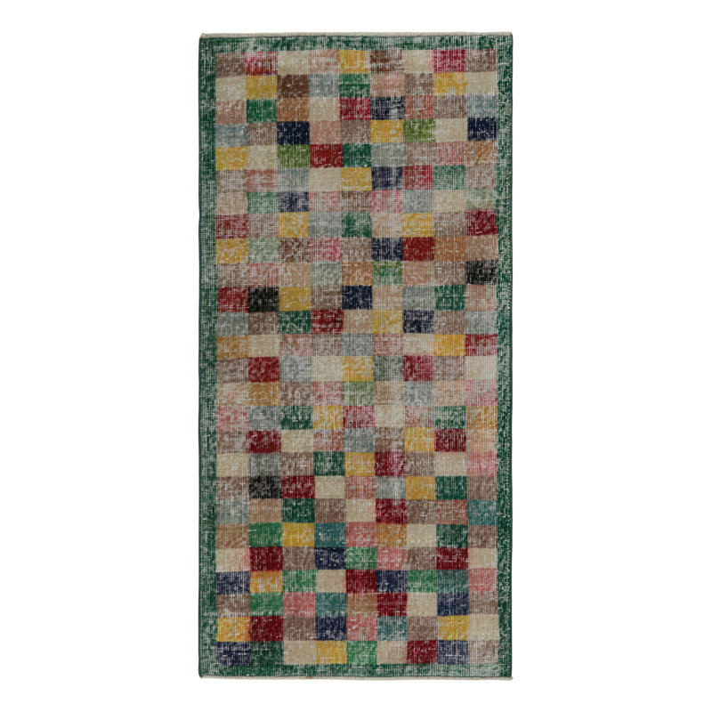 Wool Plaid Area Rug