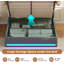 Upholstered Bed with Ottoman Under-bed Storage and Charging Station-1207654589-1207654588