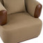Chaise d'appoint rembourrée en velours avec accoudoirs et coussin ronds-124593782-124593785