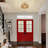 Clouden 12 in. Bohemian Rattan Semi Flush Mount-165719561-162765342