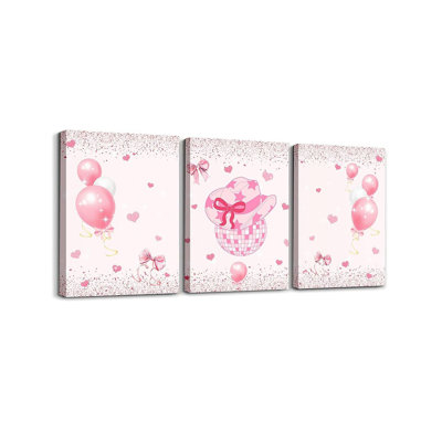 3 Piece Wrapped Canvas Wall Art