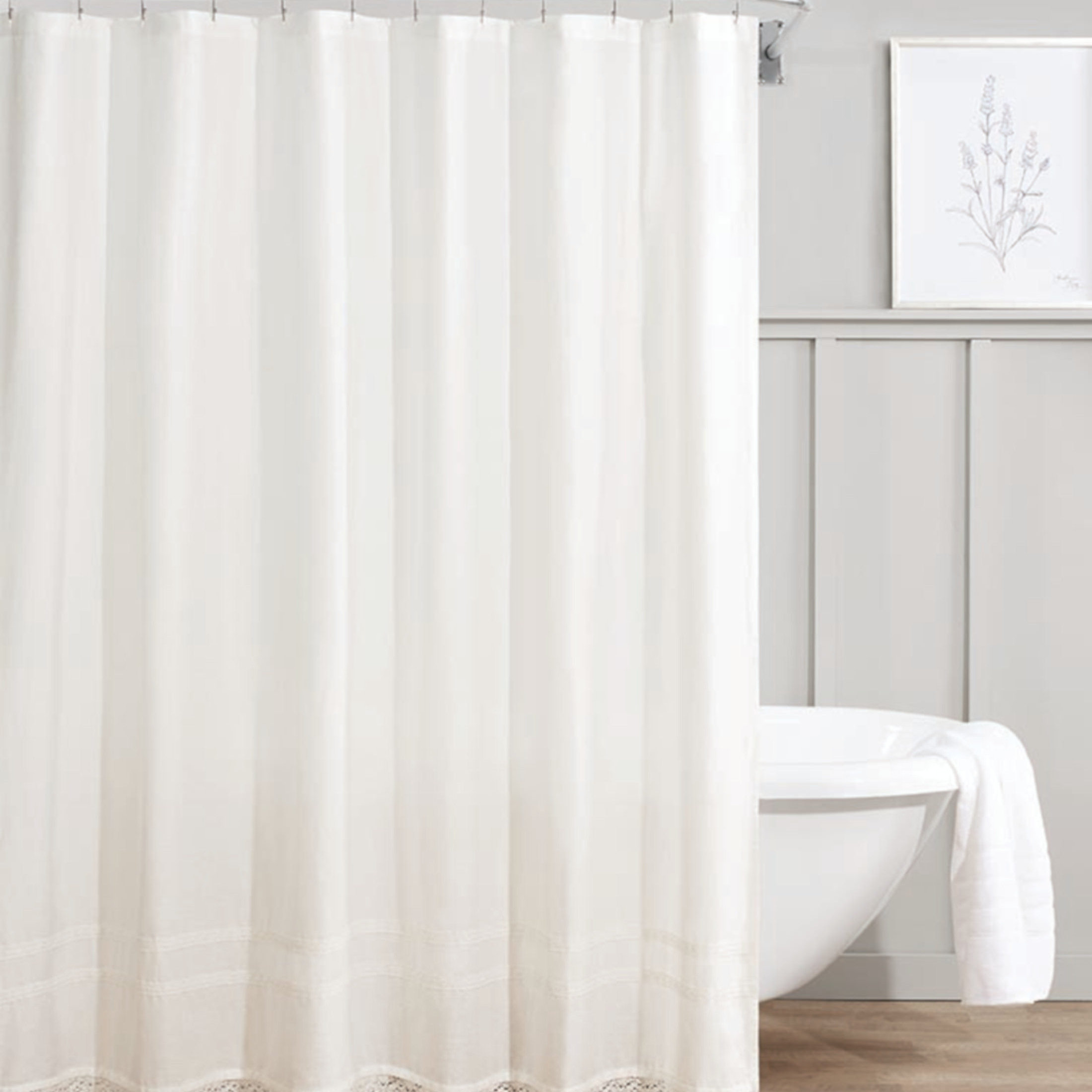 2 grand rideaux laura Ashley bleu Sanderson Fait Main 3m18