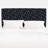 Elly Headboard In Ditsy Dahlia Navy-121390735-121390734