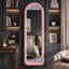 Fabric Leaning and Freestanding Full Length Mirror-2030308730-2030308734