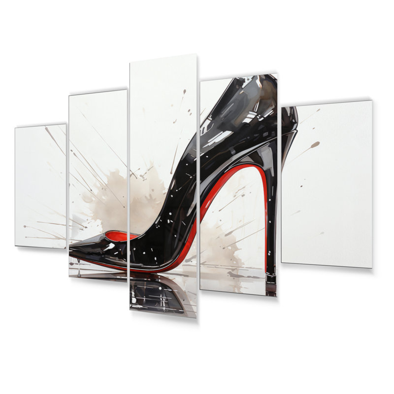 Fashion High Heels Sleek Silhouette I - Ensemble de décoration murale Fashion