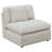 Jaequan 6-Piece Performance Fabric Modular Sectional with Ottoman and Reversible Back Cushions, Ivory-106885878