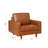 Rumsey 40.5" W Tufted Genuine Top Grain Leather Armchair-1074699605