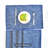 Cotton Dining Table Placemats With Decorative Stitched Edge  Rectangle Table Place Mats  (Set of 4)-1035878174