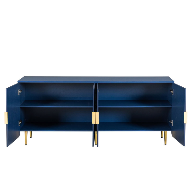 Commode, buffet, service de buffet, Bleu antique