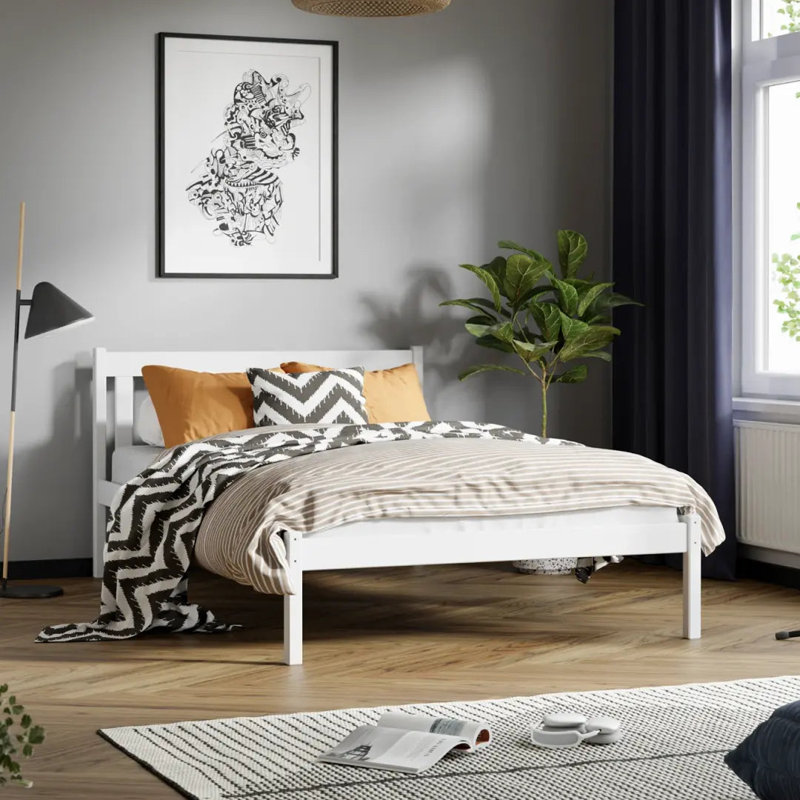 Bed, White