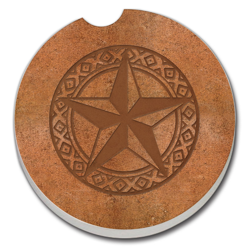 Ensemble de sous-verres East Urban Home Lonestar