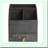 PoplarPro Black Caddy with Drawer - Organizer