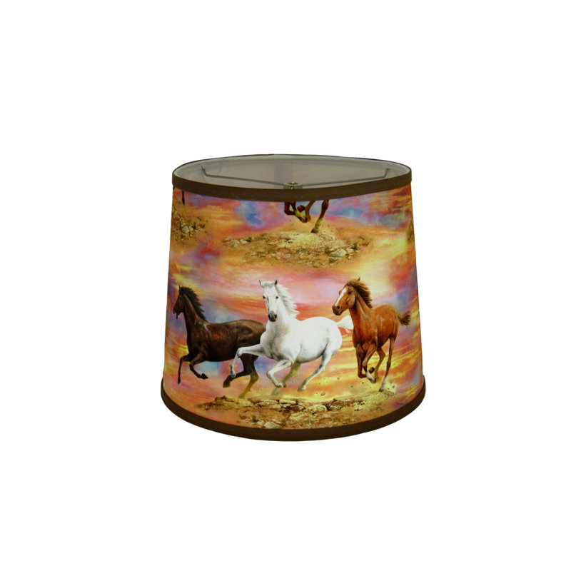 Abat-jour imprimé cheval