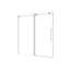 5476 porte de douche fixe et une porte décalée sans cadre 5476, grandes poulies en acier inoxydable 304 de 70 mm avec fonction de fermeture en douceur réglable, avec nettoyage facile et protection anti-déflagrante