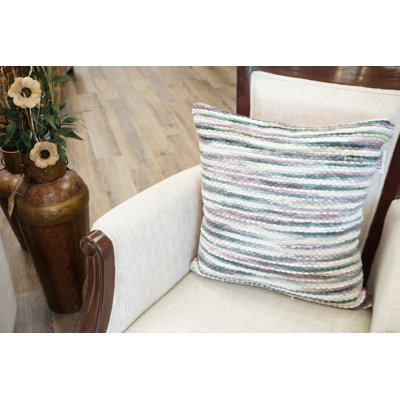 Cotton Blend Throw Pillow