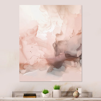 " Pink Delicate Abstract Marble I "
