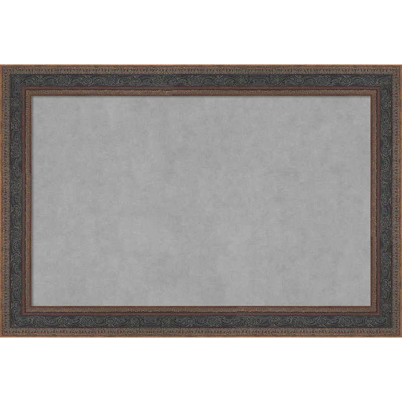 Tableau magnétique encadré bronze vieilli Attic - Tableau magnétique, tableau d'organisation, H 25 po x l 37 po