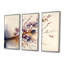 Rose et prune cerisier en fleurs III - ensemble d'art mural moderne sur toile-88084284-88084285