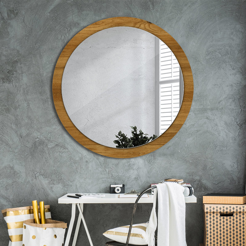 Huldar Glass Flat Wall Mirror