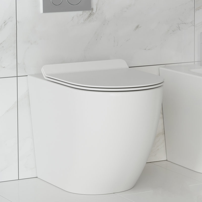 Cuvette de toilette allongée St. Tropez, Blanc