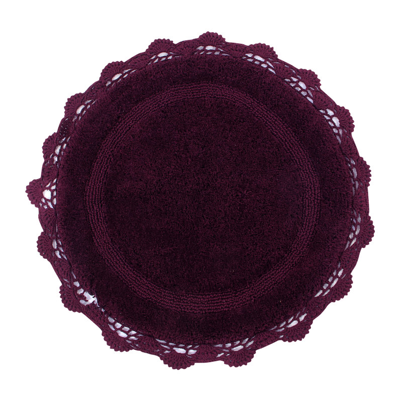 Tapis pour salle de bain Wingert, Cabernet, L 60 po x l 60 po