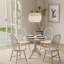 Chaise d'appoint à dossier Windsor en bois massif Wisconsin-1776470283