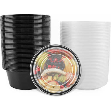Round Meal Prep 100 Container Food Storage Set (Set of 100) Prep & Savour