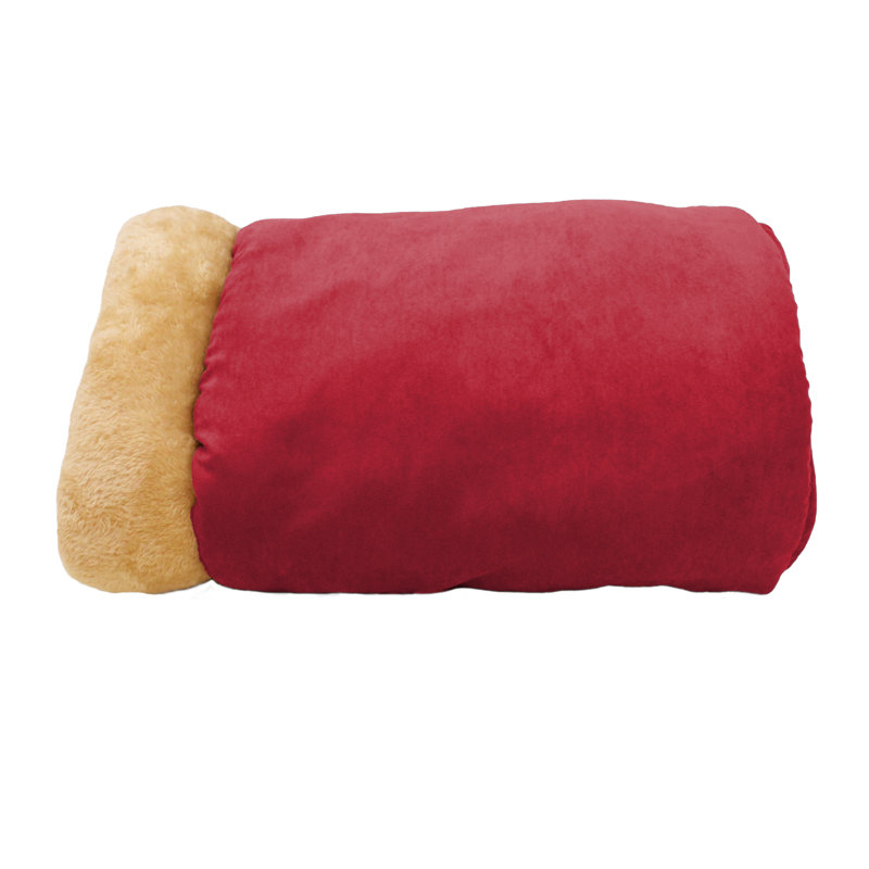 Goopaws Nest Pet Bed, Red