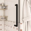 Porte de baignoire coulissante simple sans cadre avec verre trempé-116838288