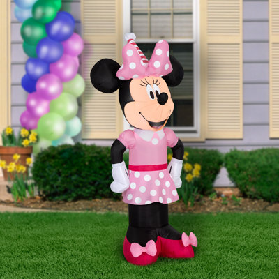 Airblown-Minnie avec chapeau de fête
