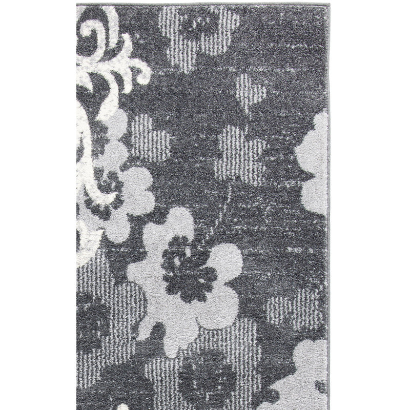 Tapis floral Adja Performance, Tapis de couloir 2 pi 6 po x 8 pi