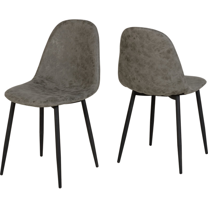 Alayna 4 - Person Dining Set, Concrete Grey Effect