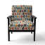 Fauteuil décoratif moderne et contemporain Abstract I Coral Reef Multicolore Abstract I