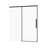 Semi - 60" Adjustable Width Sliding Shower Door, 6mm Tempered Glass With Proof Coating, Stainless Steel Frame, Waterproof Seal, Bathroom Use W X 72" H Easy Clean Hardware, Splash Technology