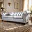 Canapé Chesterfield 3 places 84,65 po Aurelia-1814288481