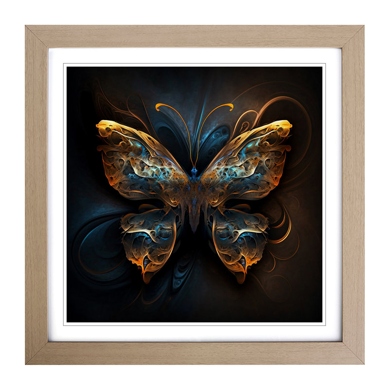 Single Picture Frame Print on Wood, Oak