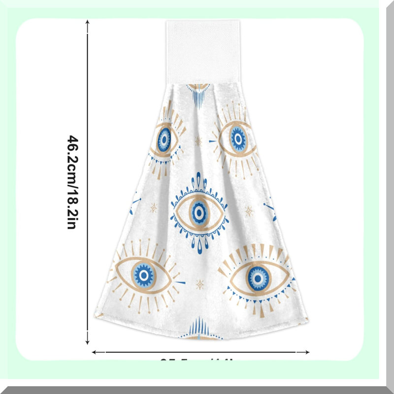 SoftLoop Duo: Absorbent Hanging Hand Towels for Kitchen & Bathroom