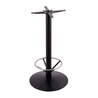 40" Tall, Round Table Base with Foot Ring