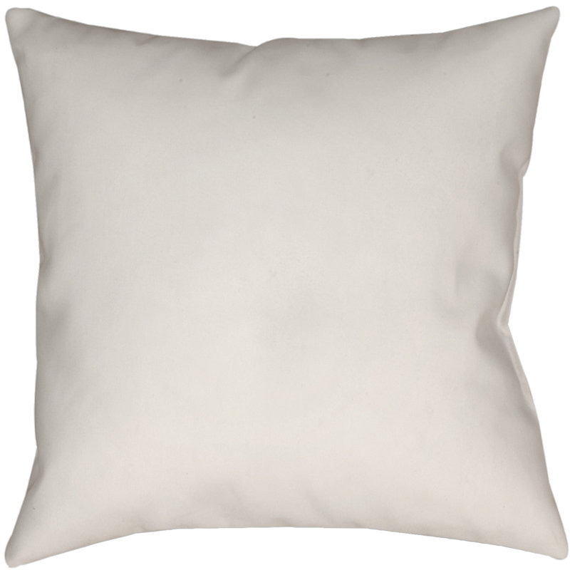 Seas and Greetings Indoor/Outdoor Throw Pillow, 16" H x 16" W x 4" D, Neutral
