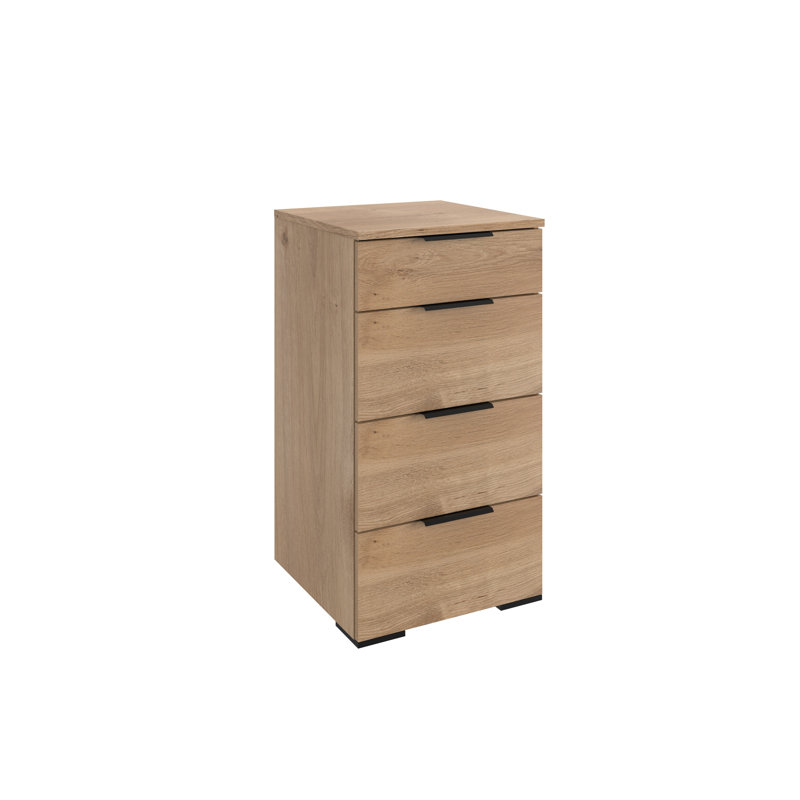 Mochnick 41cm W Manufactured Wood Bedside Table, Brown