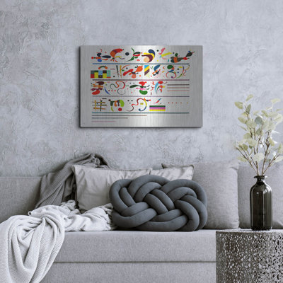 Ivy Bronx «Succession» par Wassily Kandinsky, art mural en métal